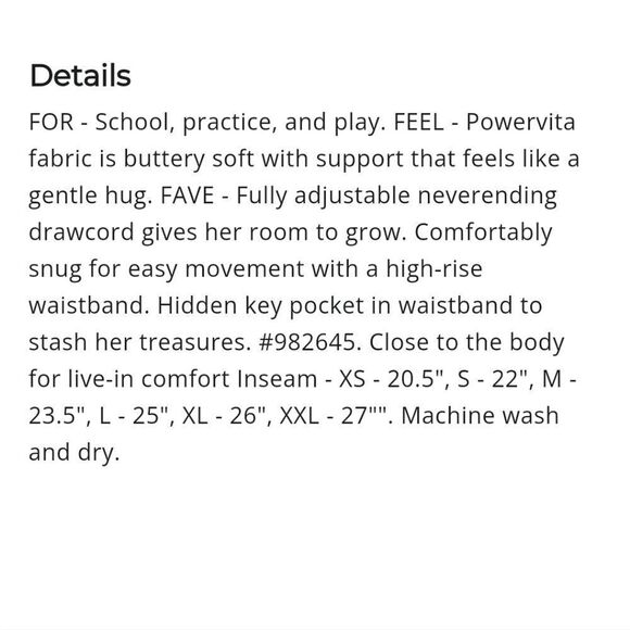 Athleta Girls High Rise Printed Chit Chat Tight, Size XL/14, Moonstone Pink, NWT - Picture 12 of 12